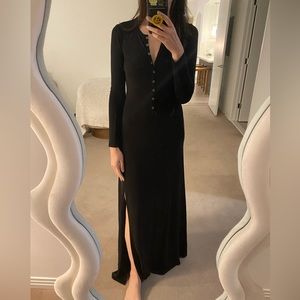 FRAME Henley Maxi Dress